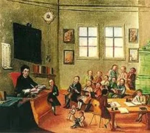 Latin language and Education in Europe in 18th century.